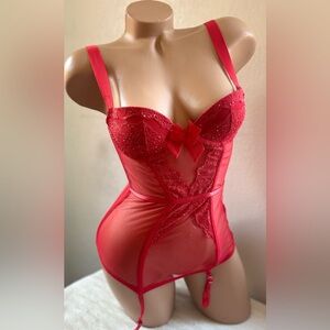 New Vintage Victoria's Secret Rhinestones Corset